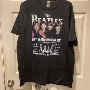 Gildan Black Beatles 61st Anniversary Tee